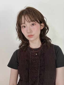フィルムス 横浜(FILMS+) デジタルパーマ/ミディアムレイヤー/韓国巻き風/顔周りカット