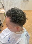 40代人気メンズパーマ,刈り上げ,ビジネスカジュアル【草加】