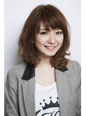 視線クギづけ！内巻きミディアム