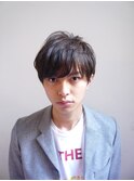 黒髪/マッシュショート/パーマ/マッシュパーマ/メンズショート