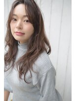 リル(Lilou)&nbsp;【Lilou】大人かわいい ベージュカラー フェザーロング