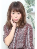 ネオリーブクレア 綱島店(Neolive Krea)&nbsp;ヴェールウェーブ×ブルージュ　ほつれカール　低温デジパ