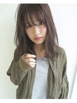 ライフ(LIFE)&nbsp;LIFE 名古屋　長めバングの透け感　カーキカラー