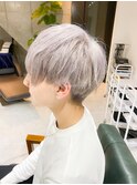 ショートレイヤーソフトツーブロックコンマヘアフェザーマッシュ