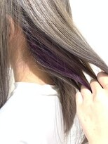 リモア(limore)&nbsp;【結んだ時にチラ見えする】 パープルインナー