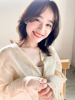 アンアミ キチジョウジ(Un ami Kichijoji)&nbsp;【unami】ミディアムパーマ×大人っぽヘア　澤田　杏奈