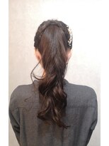 ウィスプ 赤羽店(wisp) ポニーテールアレンジ