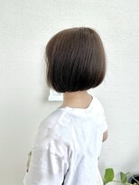 ヘアー ホスピタル ソアン(hair hospital soan)&nbsp;ブリーチなしミルクティーカラー☆ミニボブ