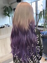 コワファーストナガサキシャンプーボーイ(COIFF1RST NAGASAKI SHAMPOO BOY)&nbsp;ホワイトグレージュ×バイオレット