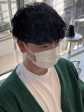 フィフス 原宿(fifth) メンズマッシュメンズヘア波巻きスパイラルパーマ波巻きパーマ