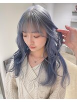 アイスブルー　水色　ハイトーン