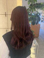 アドラーブル 万代店 (adorable)&nbsp;10代20代30代ピンクブラウン髪質改善カラー艶感ウェーブ