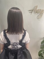 エニィ 池袋西口(Any)&nbsp;黒髪/グレーベージュ/レイヤーロング/前髪パーマ/29NK