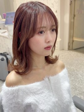 シー バイ ロンド 新宿(Sea by Lond) 韓国風前髪×レイヤーカット【髪質改善/新宿/レイヤーカット】