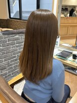 プラグ バイ ネオリーブ(plug by neolive)&nbsp;グレーベージュ×髪質改善 [髪質改善/縮毛矯正]韓国A