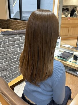 プラグ バイ ネオリーブ(plug by neolive) グレーベージュ×髪質改善 [髪質改善/縮毛矯正]韓国A