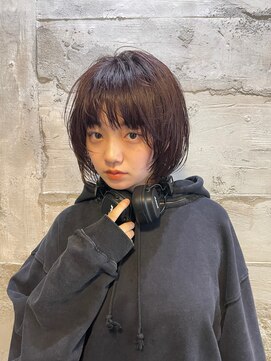 ミンクス 銀座店(MINX) 前上がりマッシュボブ