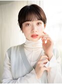 重め前髪で目力アップ！コンパクトカールショート・・・HINATA