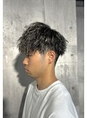ツイスパ×ホワイトメッシュ