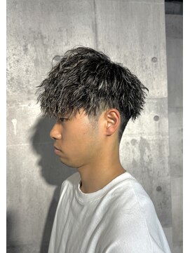メゾンフォーメン(Maison for men) ツイスパ×ホワイトメッシュ