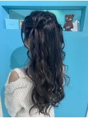 ダウンスタイル★リボン★ヘアセット★ヘアメイク★