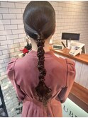 結婚式ヘアセット