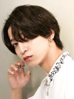 エルマーク 豊中(L-MARK)&nbsp;センターパートニュアンスパーマ韓国カルマパーマコンマヘア