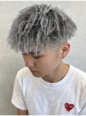 パイルツイスト×ホワイトメッシュ