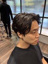 メンズココ 日本橋店(MENS COCO)&nbsp;【ビジネスマン必見】20代センターパート緩めパーマ