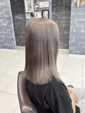 ラウル(Laulu) くびれヘア/アプリコットオレンジ/夏のヘアアレンジ/佐倉