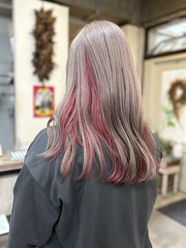 ノチ(Noci) インナーカラー/ミルクティーカラー/ピンクカラー