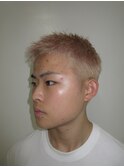 メンズカットアップバングスパイキーショートクロップ