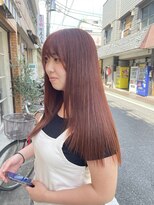ハイレート ウニクス川越店(Hairate)&nbsp;[Ikeda]レイヤーカット×ワインレッドカラー