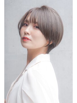 レム 泉中央店(L.E.M) 丸みショート × ハイトーン