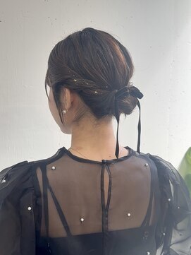 【横田芽衣】ヘアセット