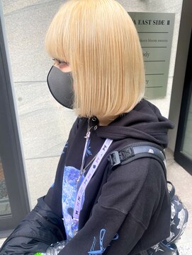 抜きっぱなしブロンド/ブロンド/ハイトーンカラー/ブリーチ