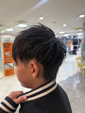 ツーブロショート