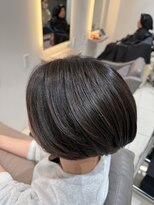 フルー 都立大学店(Fleu r)&nbsp;ブリーチなしハイライト白髪ぼかし！