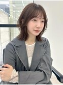 透明感カラー＆小顔カット