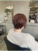 ショート×ピンク