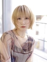 エムスラッシュフィール 東戸塚(M.SLASH FIEL)&nbsp;金髪/ハッシュレイヤー/ショートボブ/クラゲカット/FIEL東戸塚