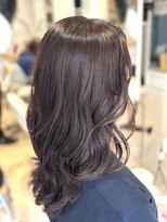 ジル ヘアアンドメイク 恵比寿(JILLE hair&make)&nbsp;ロングレイヤー巻き下ろしヨシンモリウェーブ韓国風ヘアセット
