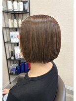 バセット バイ アルター 鎌取店(basset by aL-ter)&nbsp;ミルクティーブロンド/ダークブルー/デジタルパーマ/鎌取