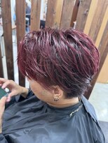 サラ HAIR&MAKE SALA 相模大塚店&nbsp;赤メッシュ