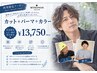 【入江、植村指名メンズ限定】カット+パーマ+カラー　