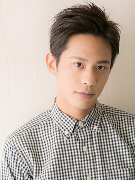 メンズヘア ビーセカンド 草加店(MENS HAIR B-2) アップバングナチュラル王道ビジネス就活ショートヘア20代30代a1