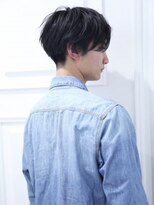 シェア 梅田 バイ ケーツー(SHARE 梅田 by k-two) センターパート刈り上げショートカット☆メンズカット/30代