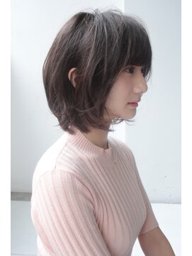 ノット 表参道青山(knot) 【knot】グレージュひし形シルエット　ショート　２