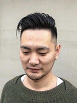 ヘアー アイス ルーチェ(HAIR ICI LUCE) フェードスタイル 刈り上げ 2ブロック 外国人風ヘア 黒髪