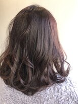 ヘアーメイクパウダー 天王寺寺田町店(Hair make powder) 大人可愛い20代30代40代小顔韓国レイヤーラベンダーピンク